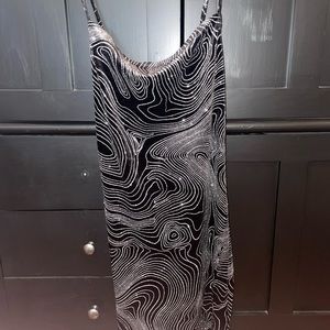 Sparkly black mini dress